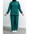 LETAFET 5043 CEKETLİ PANT. TAKIM - YEŞİL
