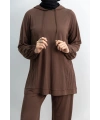 LETAFET 4068 PANTOLONLU TAKIM - AÇIK KAHVE