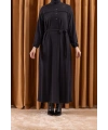 LETAFET 3045 ELBİSE - SİYAH