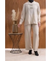 TAŞ DETAYLI PANTOLONLU TAKIM - TAŞ
