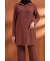 LETAFET 2003 TUNİK - KAHVE