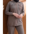 LETAFET 4138 PANTOLONLU TAKIM - HAKİ
