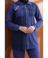 LETAFET 4138 PANTOLONLU TAKIM - MAVİ