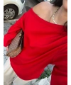 KIRMIZI SALAŞ BLUZ