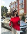 KIRMIZI SALAŞ BLUZ
