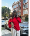 KIRMIZI SALAŞ BLUZ