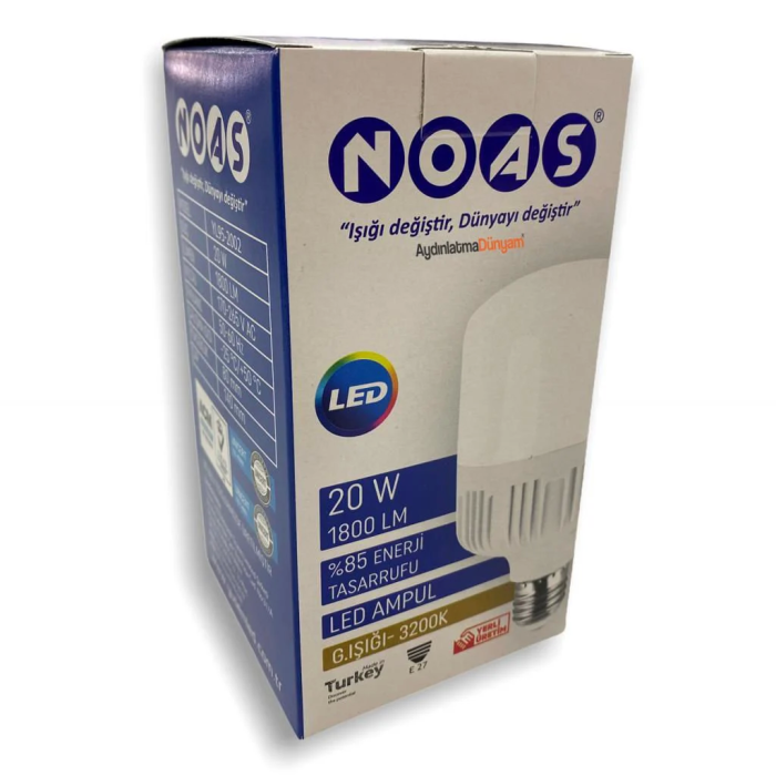 Noas 20W Torch Led Ampül Beyaz Işık YL95-2001