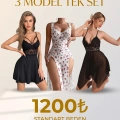 Gece Masalı 3lü Set & Tanga Hediye
