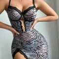 Zebra Noir Gecelik Takımı