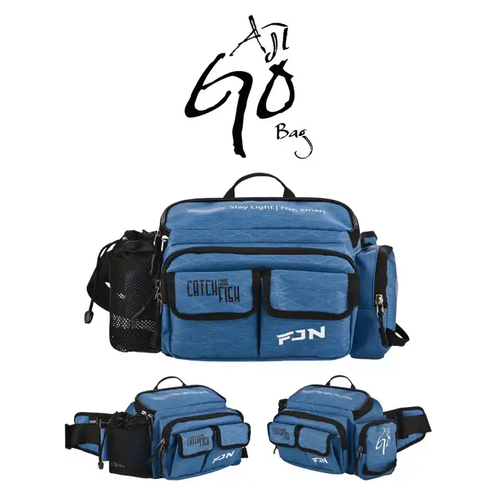 Fujin AjiGo Bel Çantası Indigo - Balıkçı Çantası