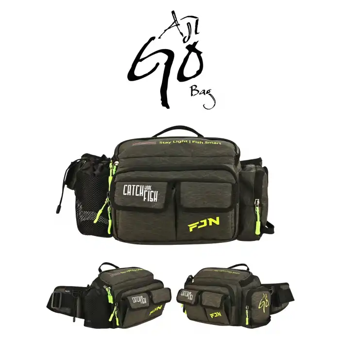 Fujin AjiGo Bel Çantası Khaki - Balıkçı Çantası