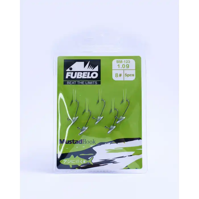 Fubelo Flat Head 5Li Jig Head (10 No İğne)