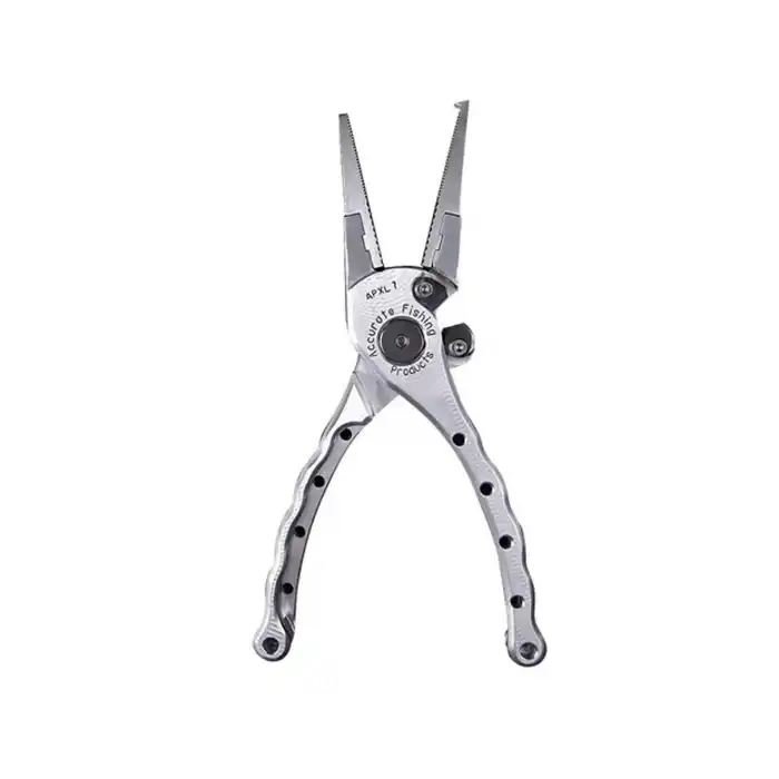 Accurate Piranha Extra Lite Plier Split Tip 7 Silver
