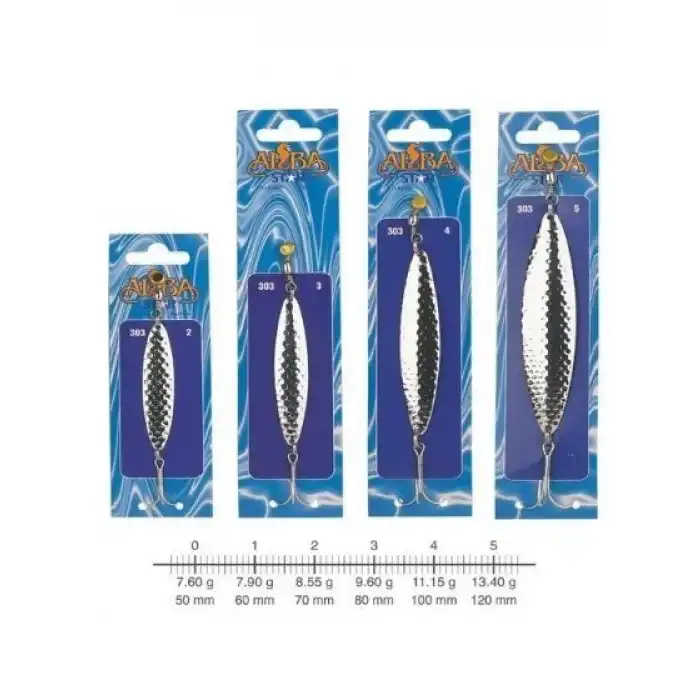 Albastar 303 Lüfer Olta Kaşığı Desenli