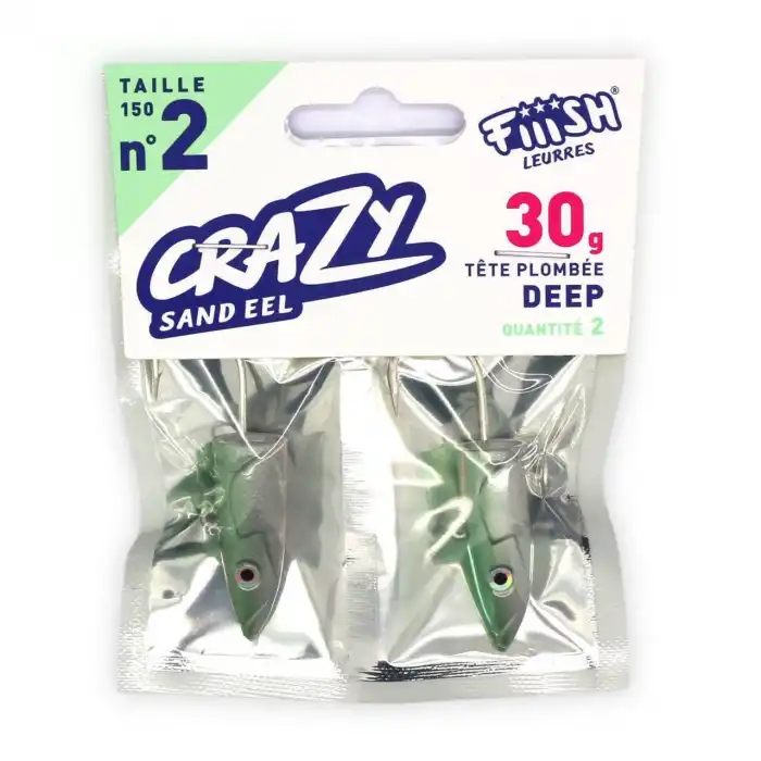 Crazy Sandeel CSE150/2 CSE222 30gr Deep Jig Head