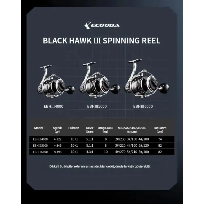 Ecooda Black Hawk III 4000 Olta Makinesi