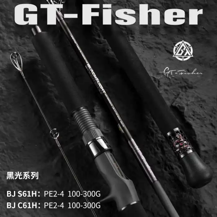 Ecooda GT-Fisher Black Light 185cm 100-300gr Slow Jigging Kamışı