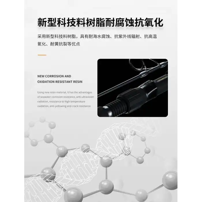 Ecooda GT-Fisher Black Light 185cm 100-300gr Slow Jigging Kamışı