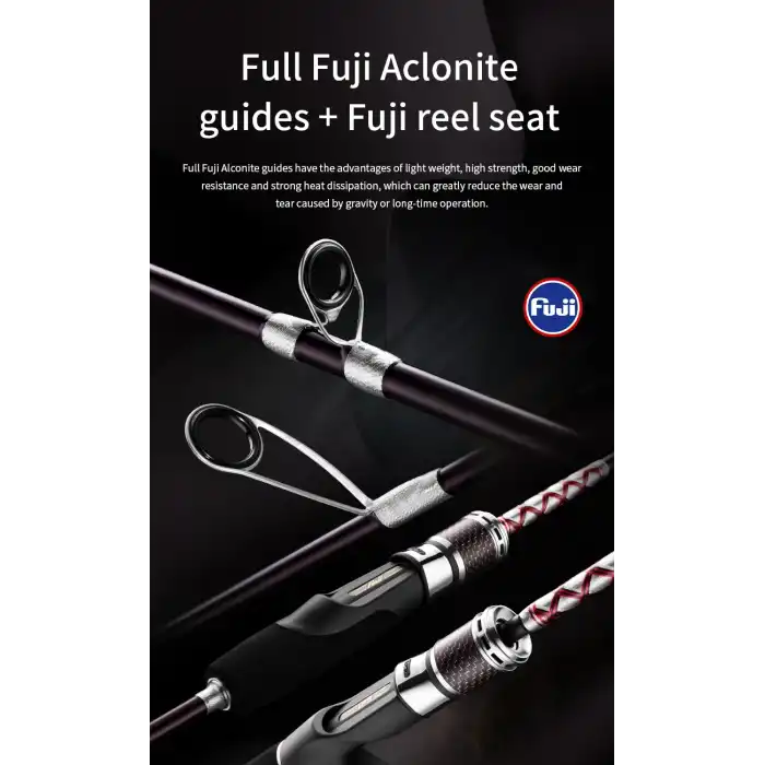 Ecooda Haiz Solid 185cm 200-300g Slow Jigging Kamışı