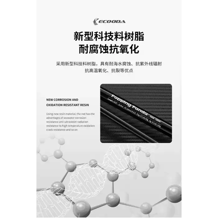 Ecooda Panda 300cm 40-120g Shore Jigging Popping Kamışı