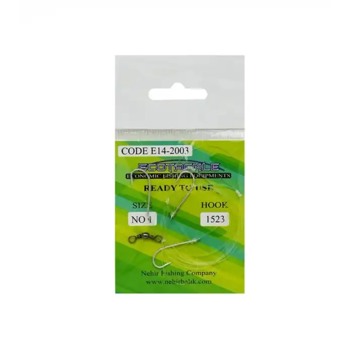 Ecotackle Fırdöndülü Yemli Takım 1523 3 İğne 100P