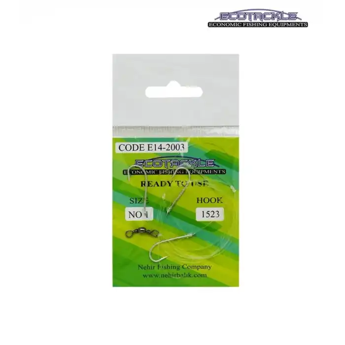 Ecotackle Fırdöndülü Yemli Takım 1523 3 İğne 100P