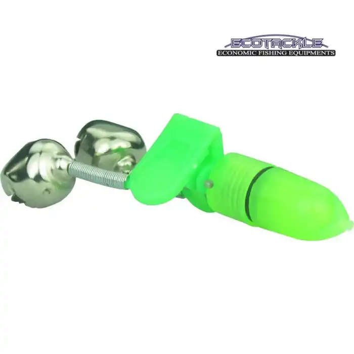 Ecotackle Plastik Maşalı Pilli Çiftli Zil 18mm