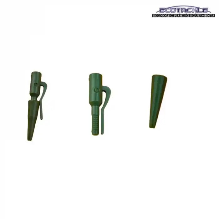 Ecotackle Safety Siyah Clips 10p