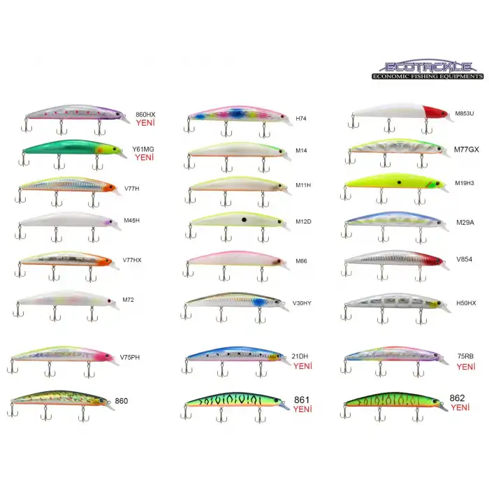 Ecotackle Ultimate Bass 125F 12.5Cm 21G Maket Balık