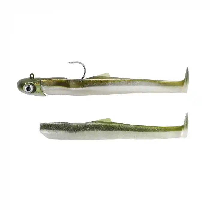 Fiiish Mud Digger MD90 / MD1275 Combo 10gr Kaki Silikon Yem