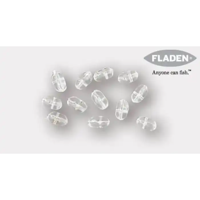 Fladen 4 Yön Şeffaf Boncuk 12P