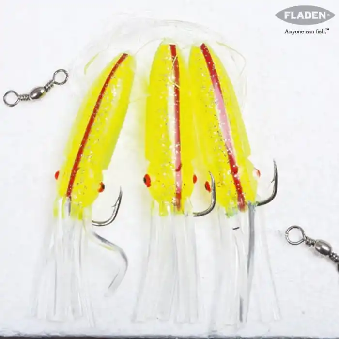 Fladen Ahtapot Çapari 4/0 3K Sari/Kırmızı