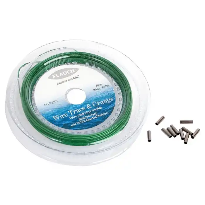Fladen Çelik Tel Makara 10M - Yeşil