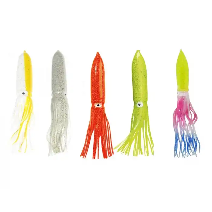 Fladen Dev Silikon Kalamar Fosforlu 30 cm