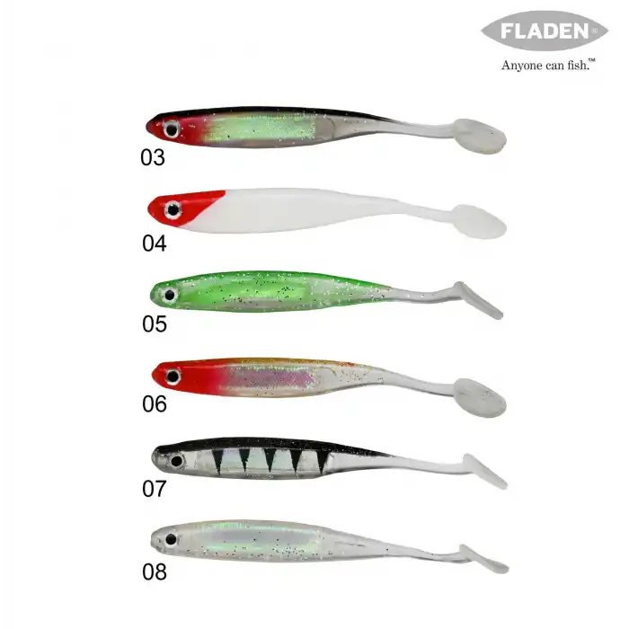 FLADEN GLIMMER SHIMMER MINNOW  10 CM 5P