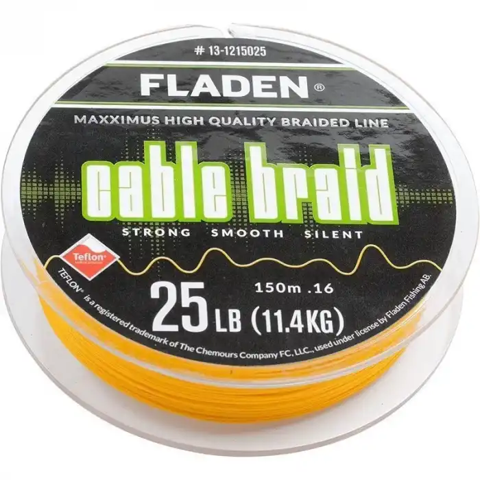 Fladen Maxximus Cable Braid 150M Sarı İp Misina