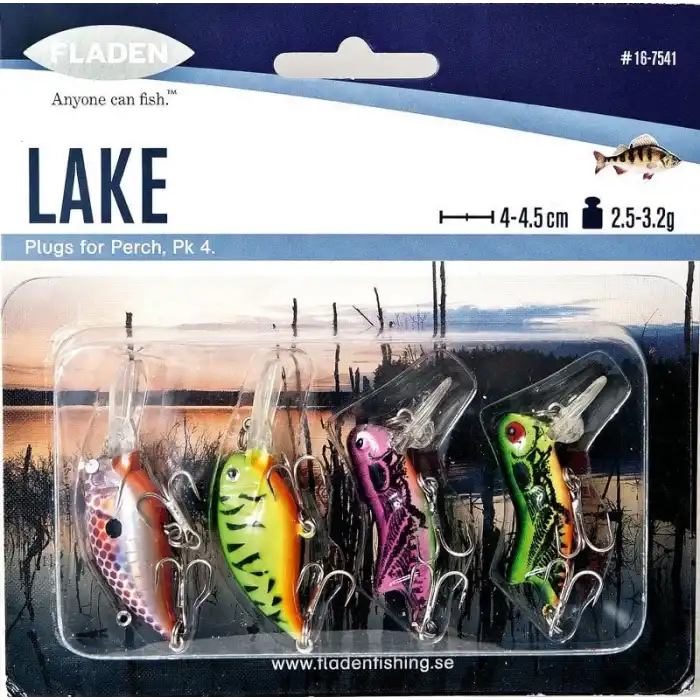 Fladen Perch Mini Maket Balık Seti 4P