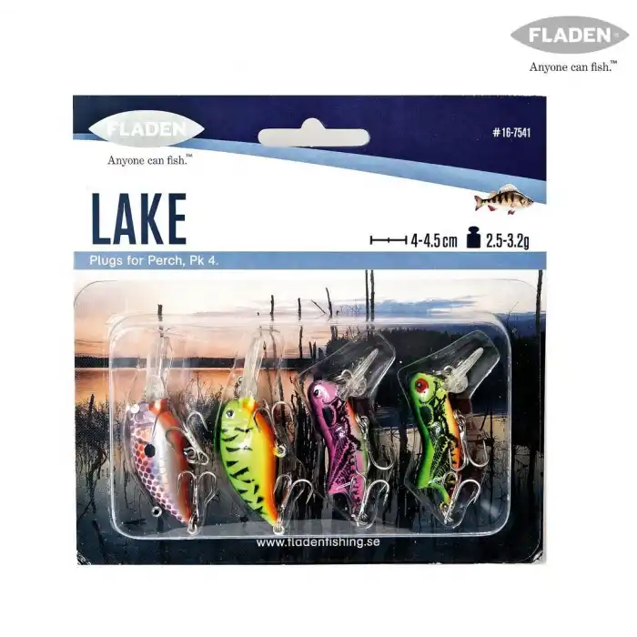 Fladen Perch Mini Maket Balık Seti 4P