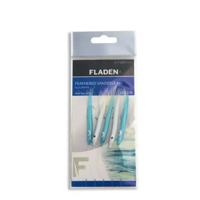 FLADEN SABIKI FEATHERED  BLUE/WHİTE 2/0 5K