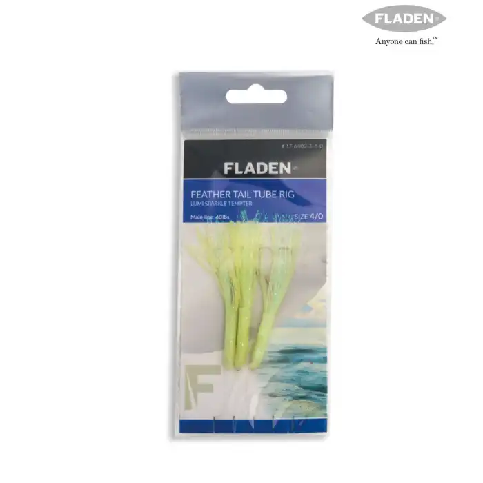 FLADEN SABIKI FEATHERED TAIL RIG  LUMI 4/0 3K