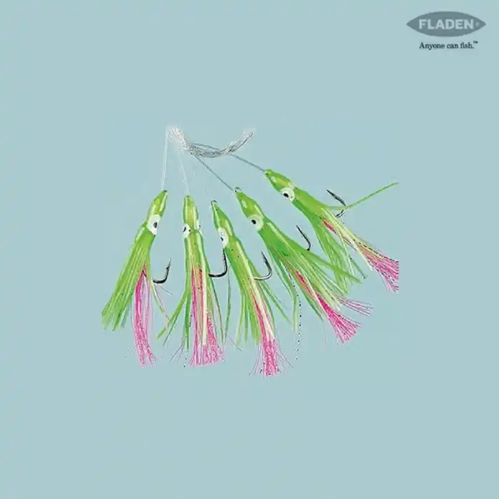 Fladen Sabiki Green/Pink Muppet No:3/0 5li