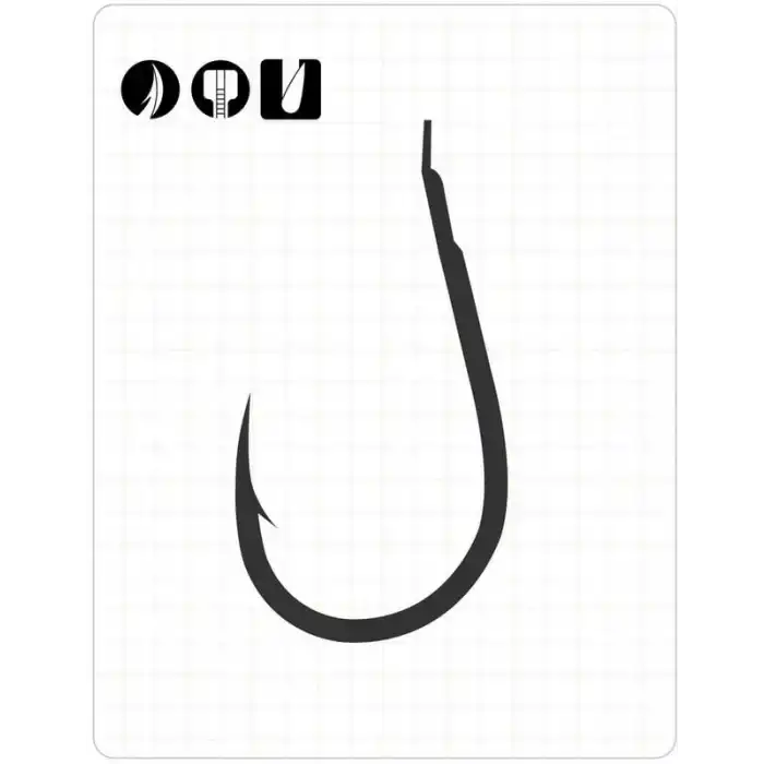 Fudo 0001 Delta Chinu Tırtıklı Pala Black Nikel İğne