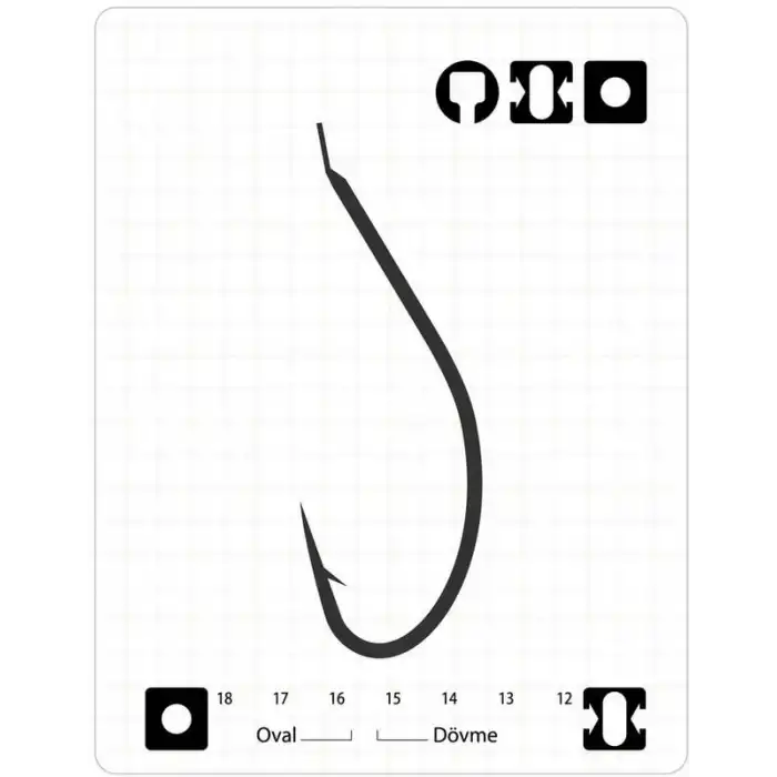 Fudo 1401 Akita Kitsune Black Nikel İğne