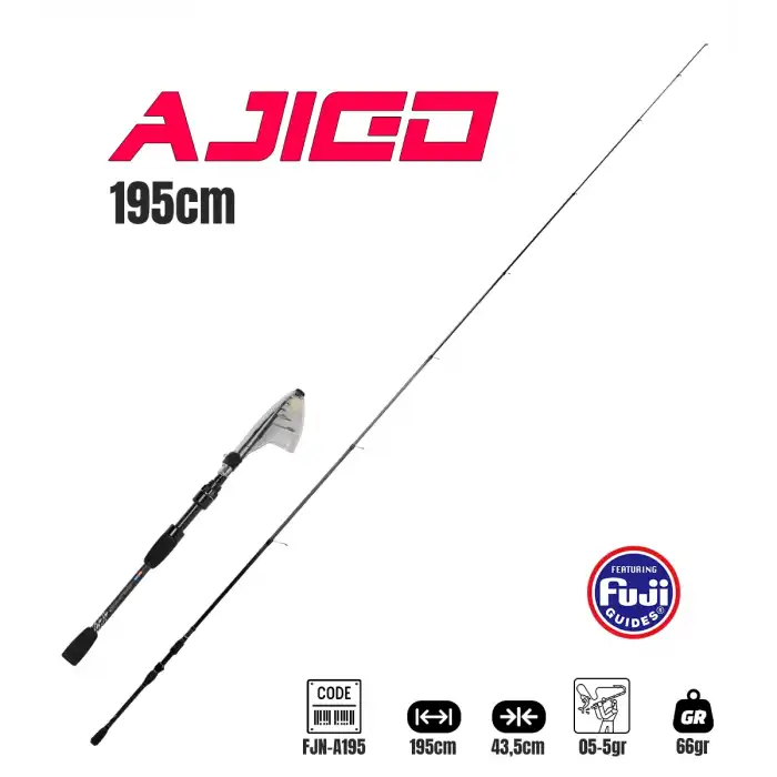 Fujin Ajigo 195cm 05-5gr Teleskopik LRF Kamışı