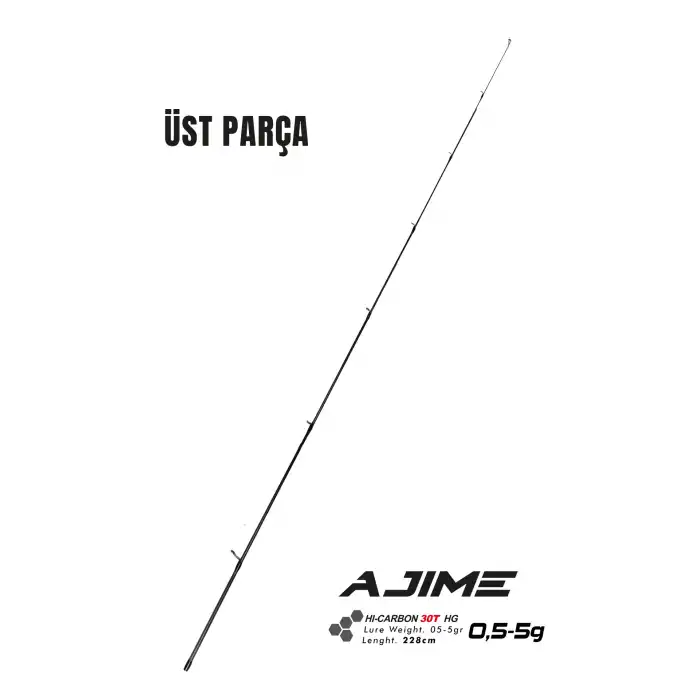 Fujin Ajime 228cm 05-5gr LRF Kamışı #1 Üst Parça