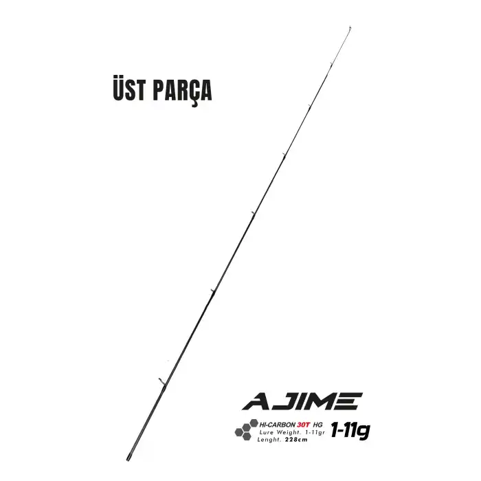 Fujin Ajime 228cm 1-11gr LRF Kamışı #1 Üst Parça