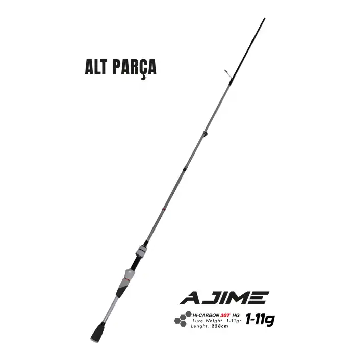 Fujin Ajime 228cm 1-11gr LRF Kamışı #2 Alt Parça