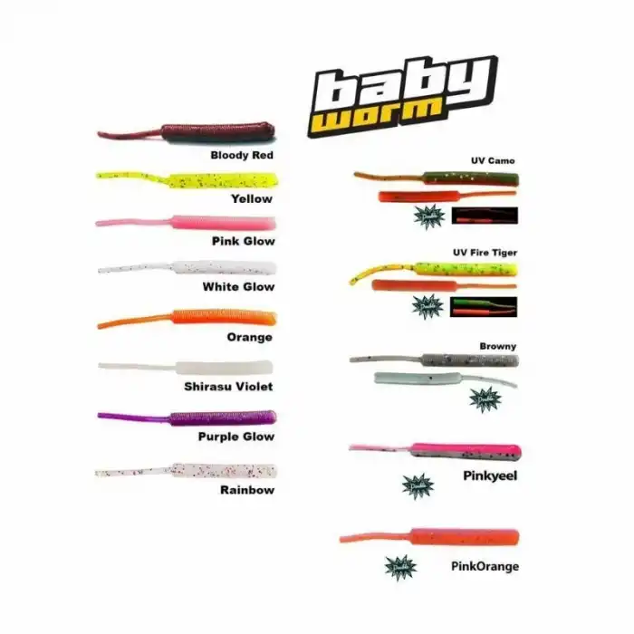 Fujin Baby Worm 5,2cm Floating LRF Silikonu