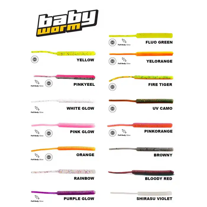 Fujin Baby Worm 5,2cm Floating LRF Silikonu