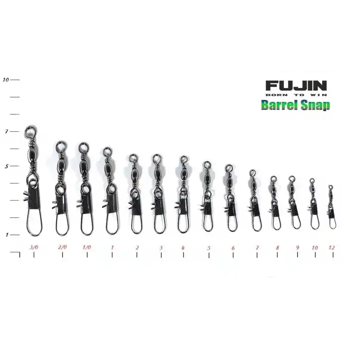 Fujin Barrel Snap Klipsli Fırdöndü BN